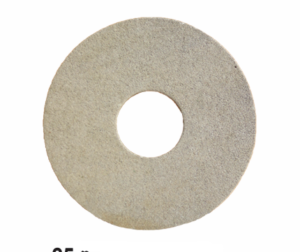 High-density round sponge for marble, granite, and basalt